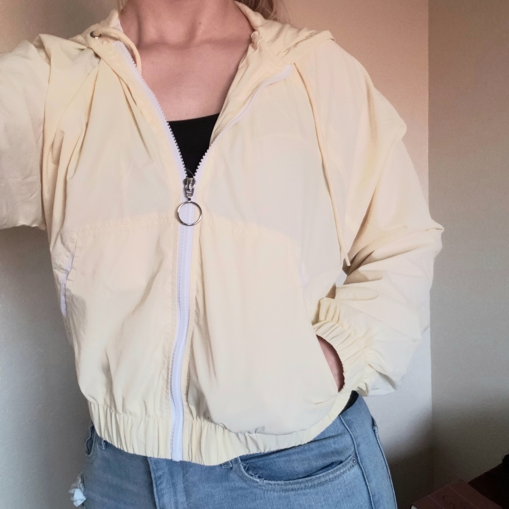 Pastel Yellow Windbreaker